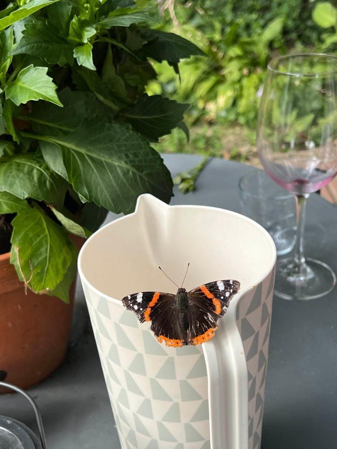 Supergezellig Vakantiehuis Met Hele Grote Tuin Bij Nijmegen Ewijk Bagian luar foto